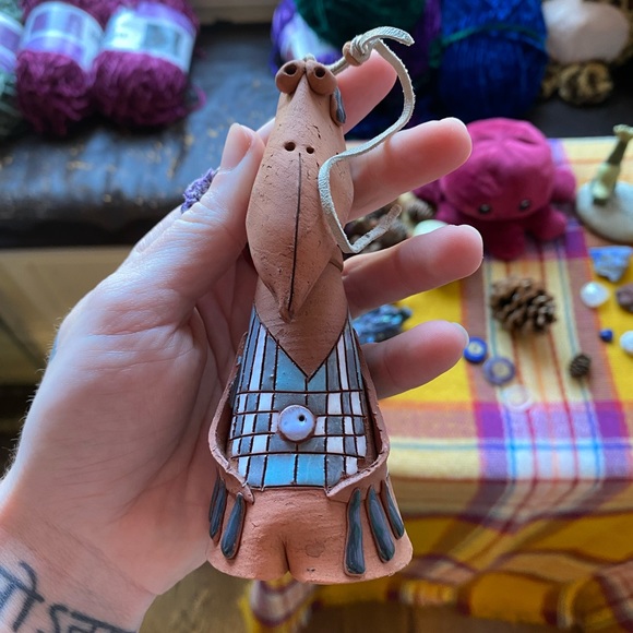 Handmade Pottery Ornament